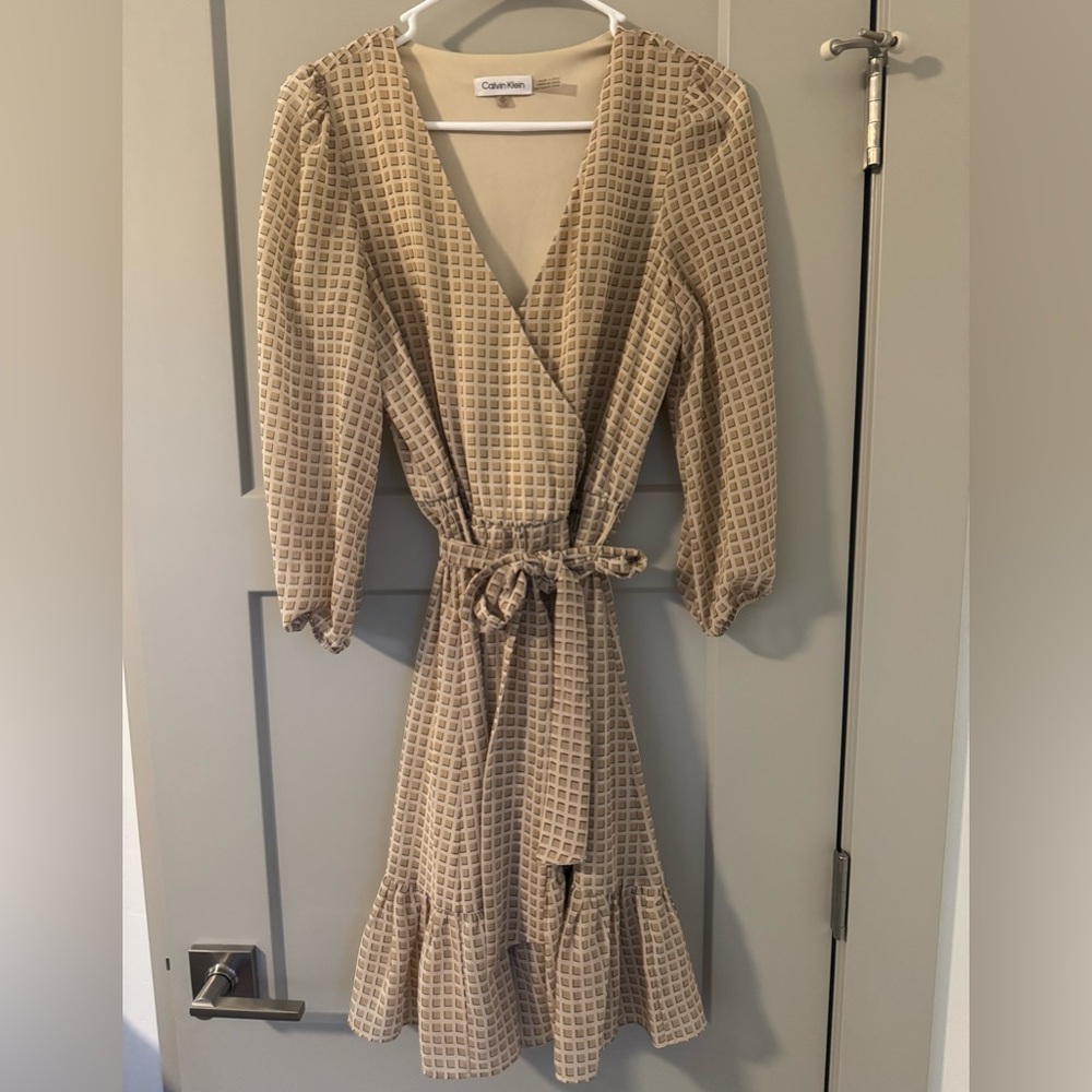 Calvin Klein wrap dress Size XS